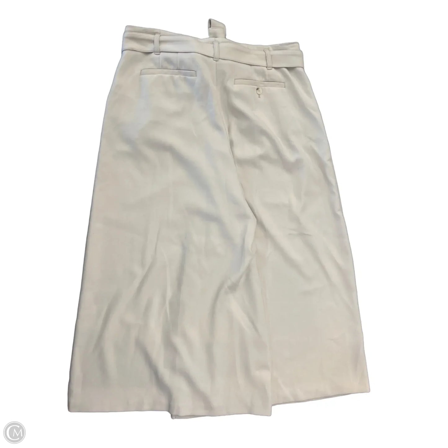 Pants Wide Leg By Maeve In Beige, Size: L