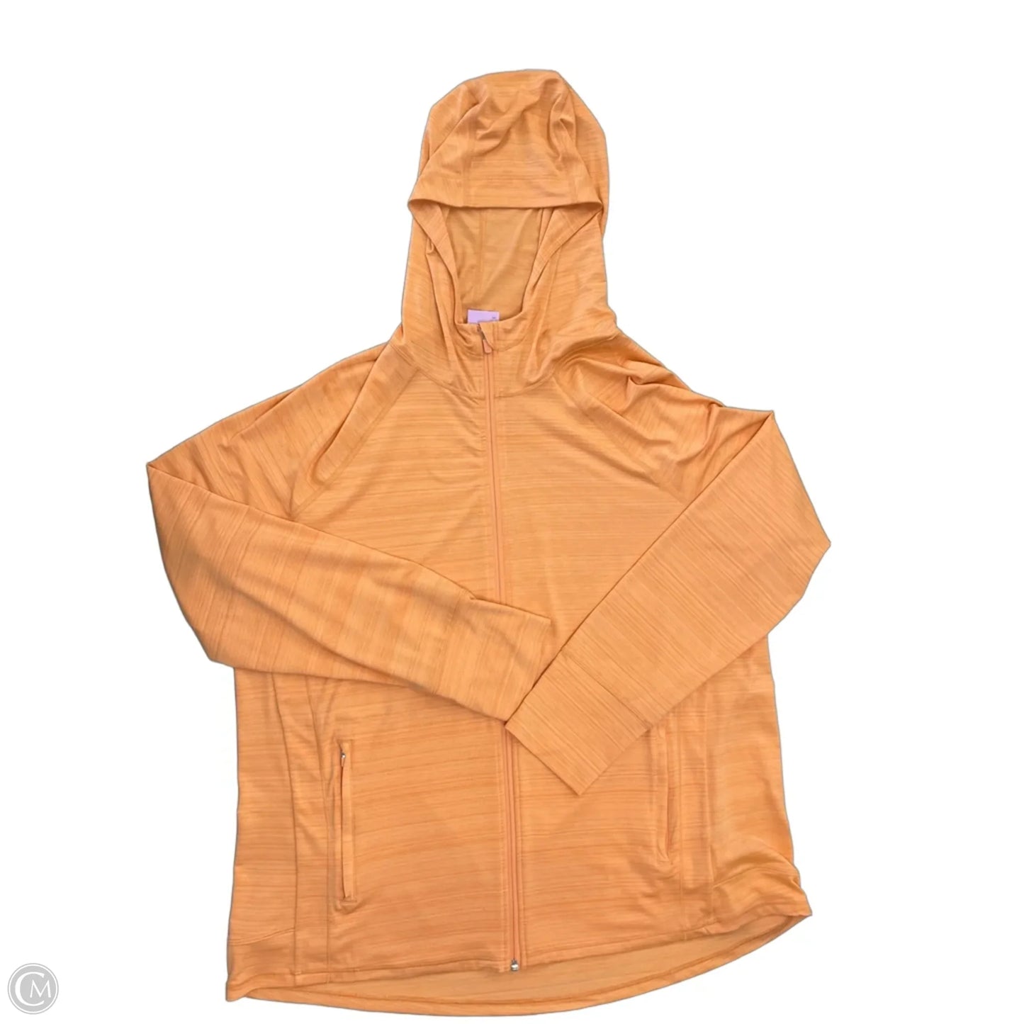 Athletic Jacket By Athleta In Orange, Size: 2x
