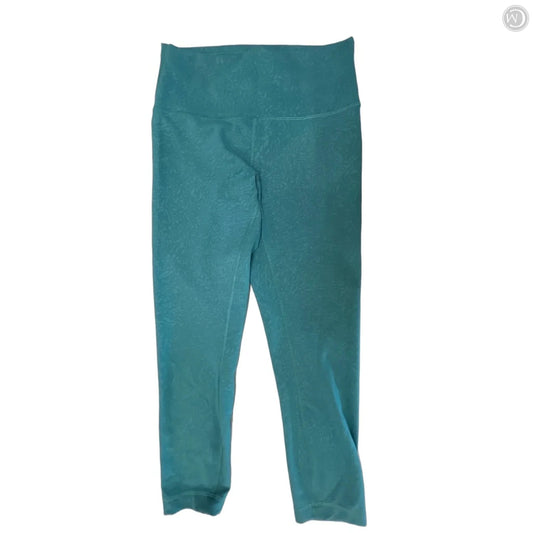 Athletic Leggings By Lululemon In Green, Size: M