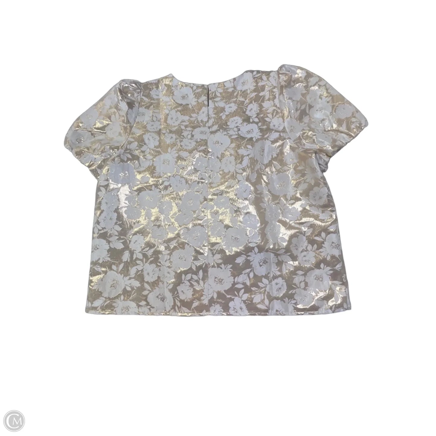Top Short Sleeve By J. Crew In Floral Print, Size: L
