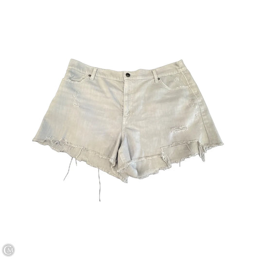 Shorts By Aerie In Grey Denim, Size: Xl
