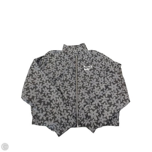 Athletic Jacket By Nike Apparel In Black, Size: M