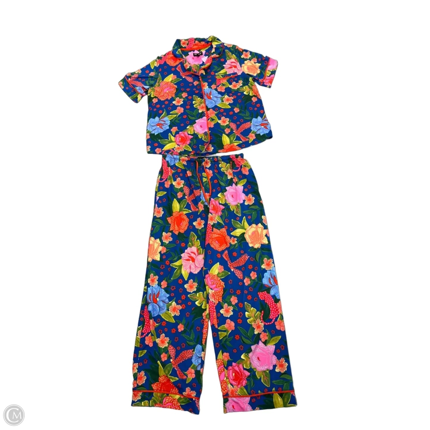Pajamas 2pc By Cmc In Floral Print, Size: M