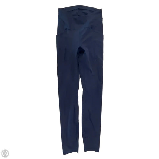 Athletic Leggings By Lululemon In Navy, Size: Xs