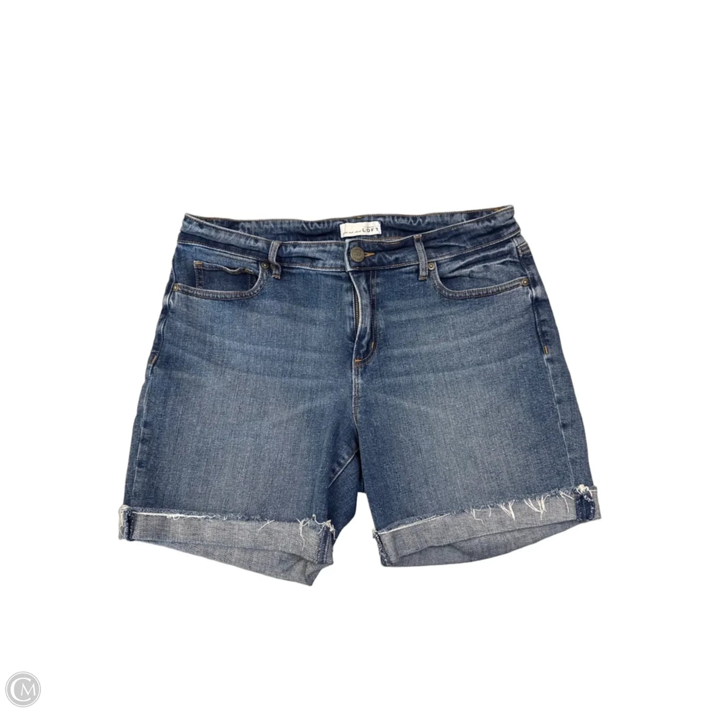 Shorts By Loft In Blue Denim, Size: M
