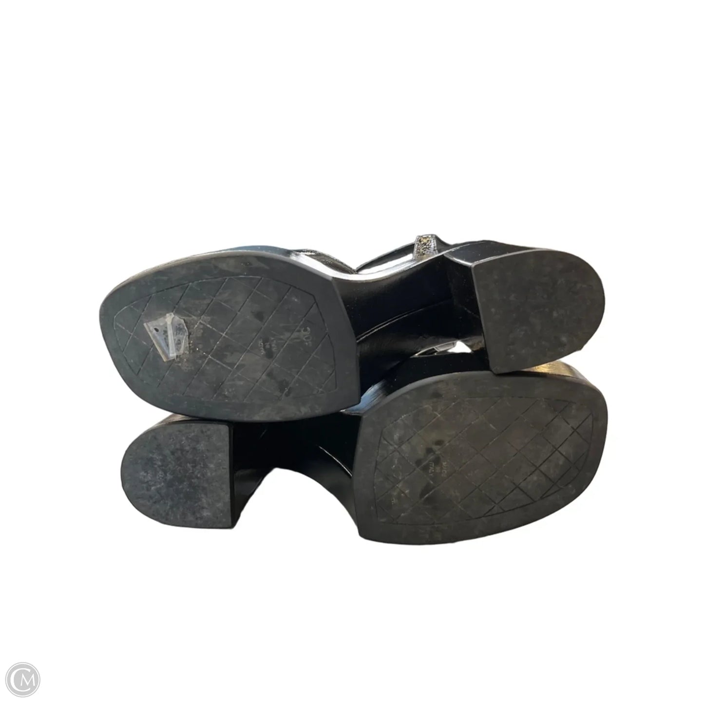 Shoes Luxury Designer By Chanel In Black, Size: 9