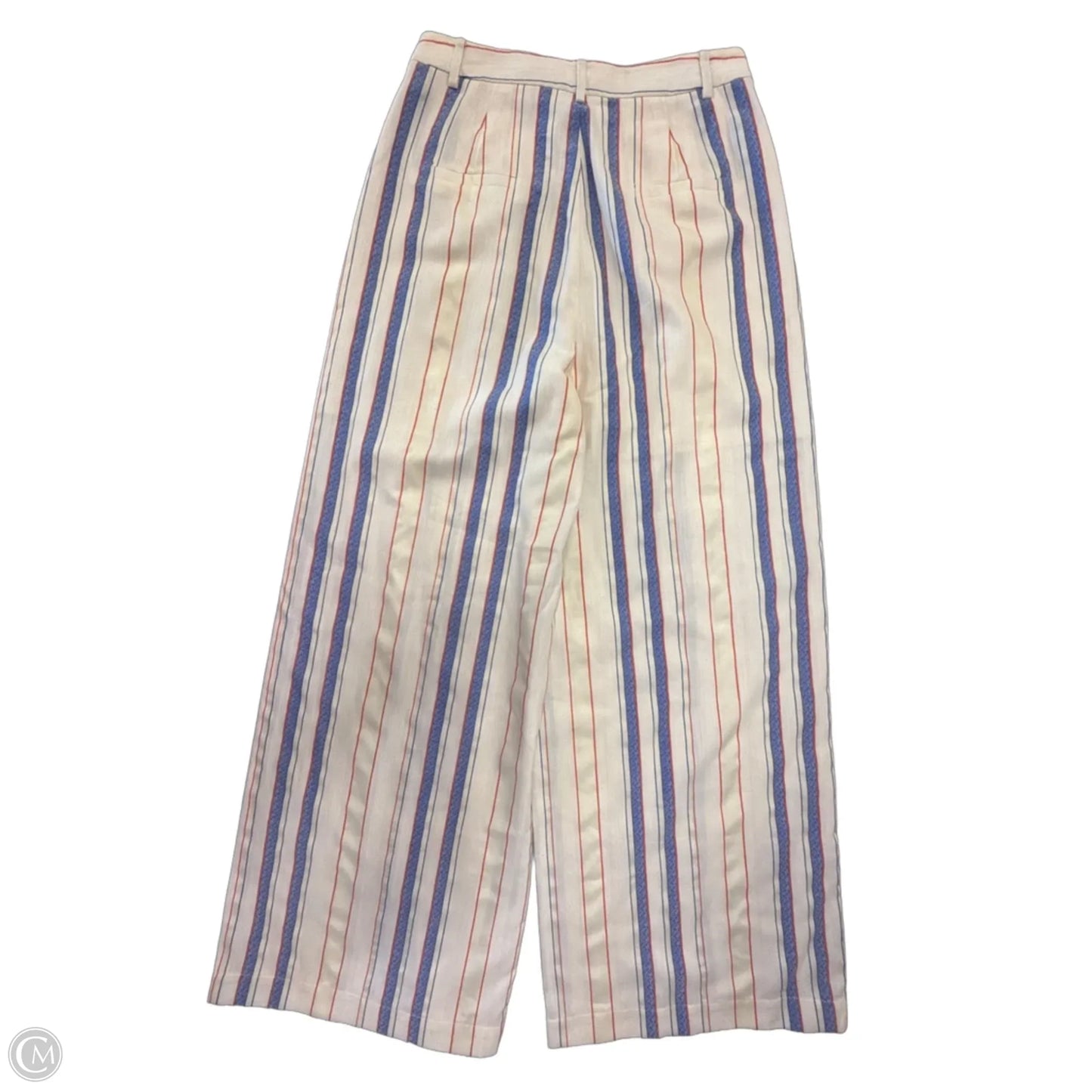 Pants Wide Leg By Anthropologie In Striped Pattern, Size: S