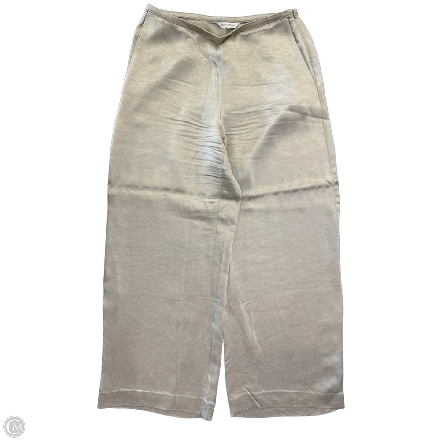 Pants Wide Leg By Banana Republic In Gold, Size: Mp