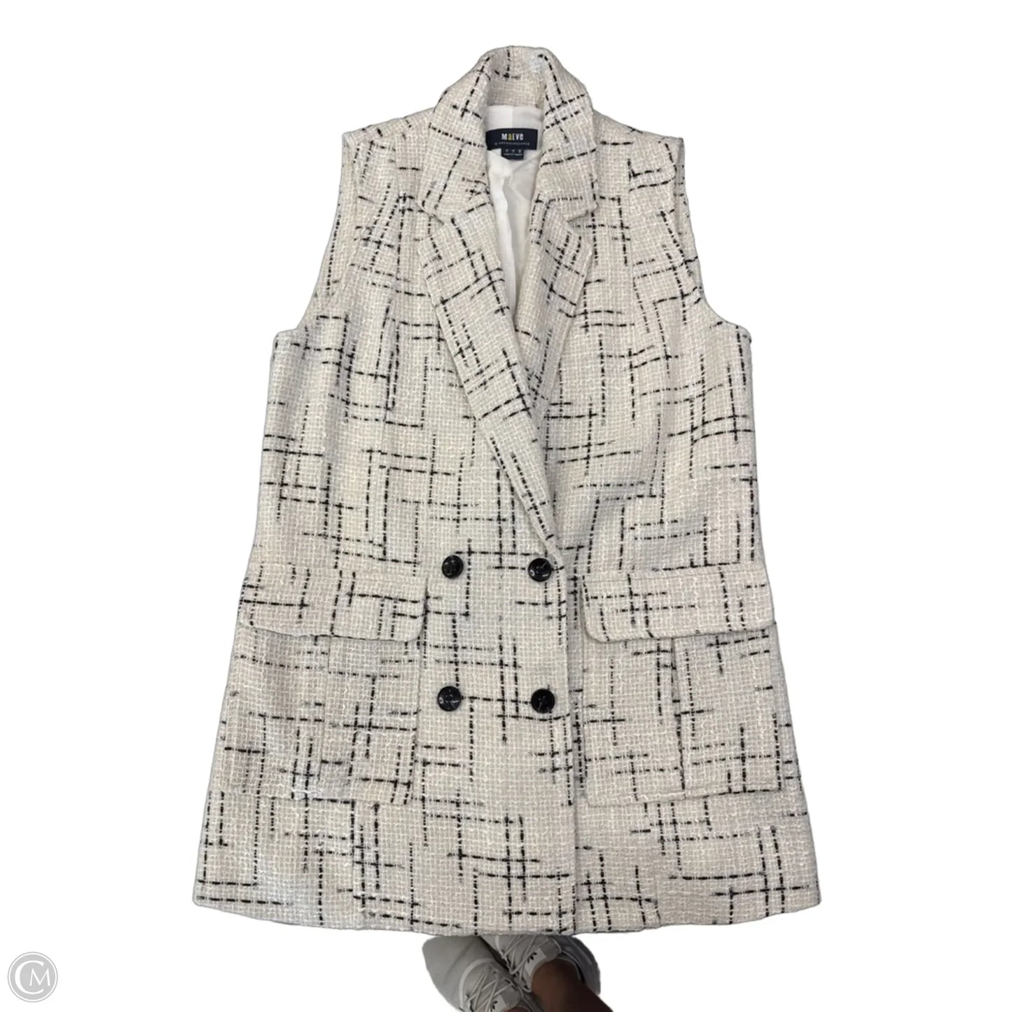 Vest Other By Maeve In Plaid Pattern, Size: Xs