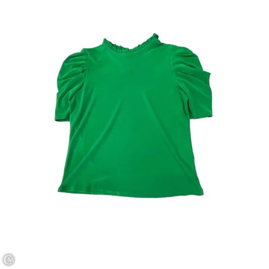 Top Short Sleeve By Cece In Green, Size: S
