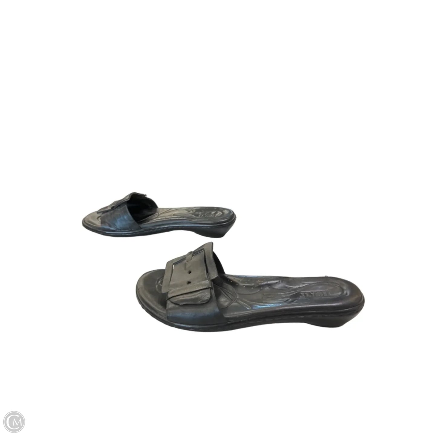 Sandals Flats By Born In Black, Size: 10