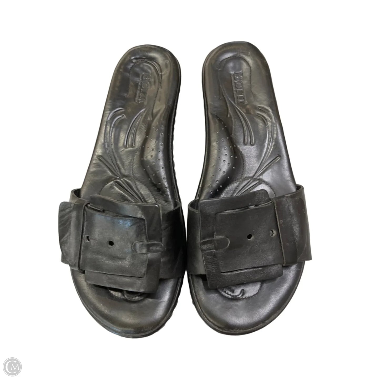 Sandals Flats By Born In Black, Size: 10