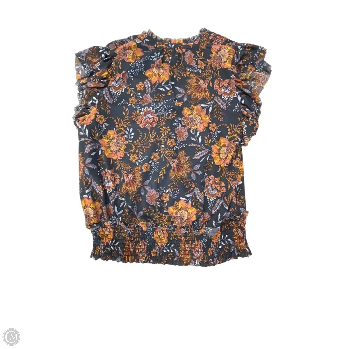 Top Sleeveless By Evereve In Floral Print, Size: Xl