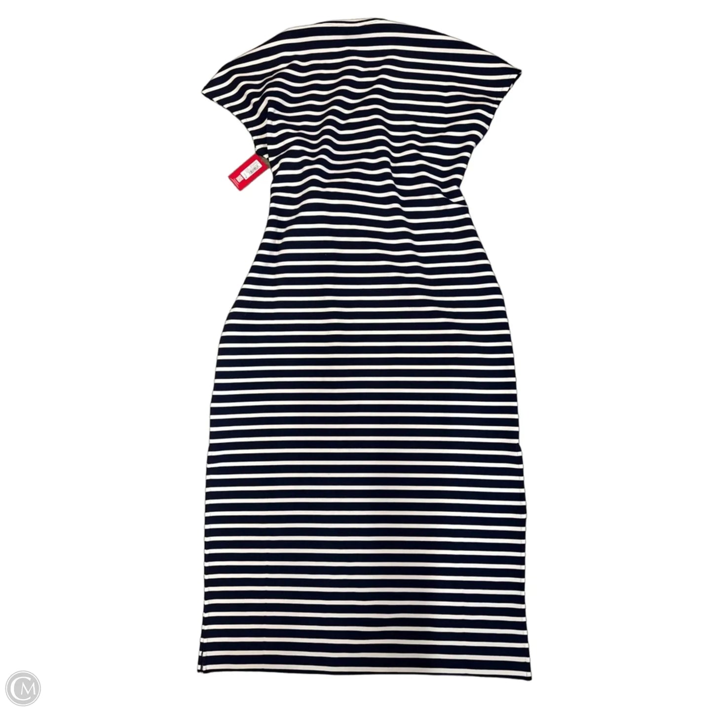 Dress Casual Midi By Spanx In Striped Pattern, Size: Xl