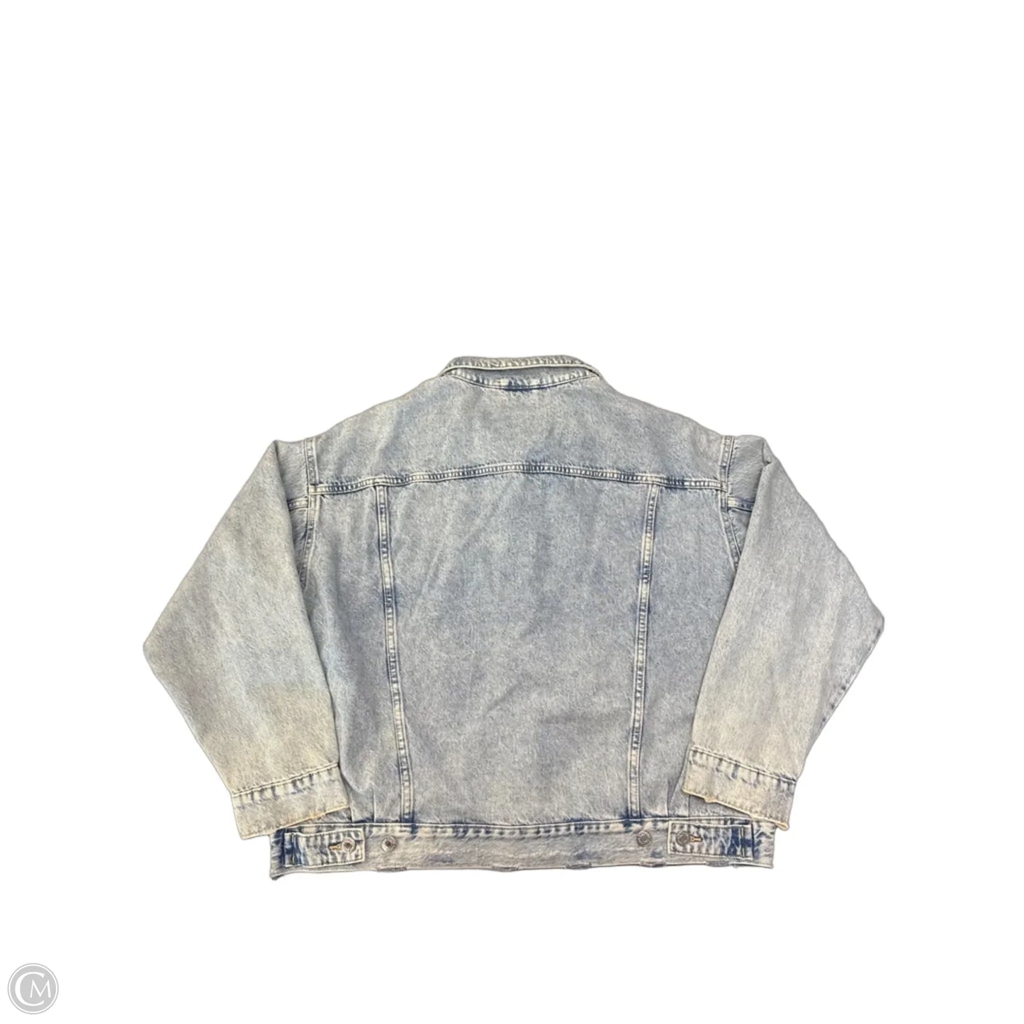 Jacket Denim By Clothes Mentor In Blue Denim, Size: M