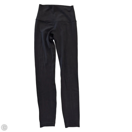 Athletic Leggings By Lululemon In Black, Size: Xs