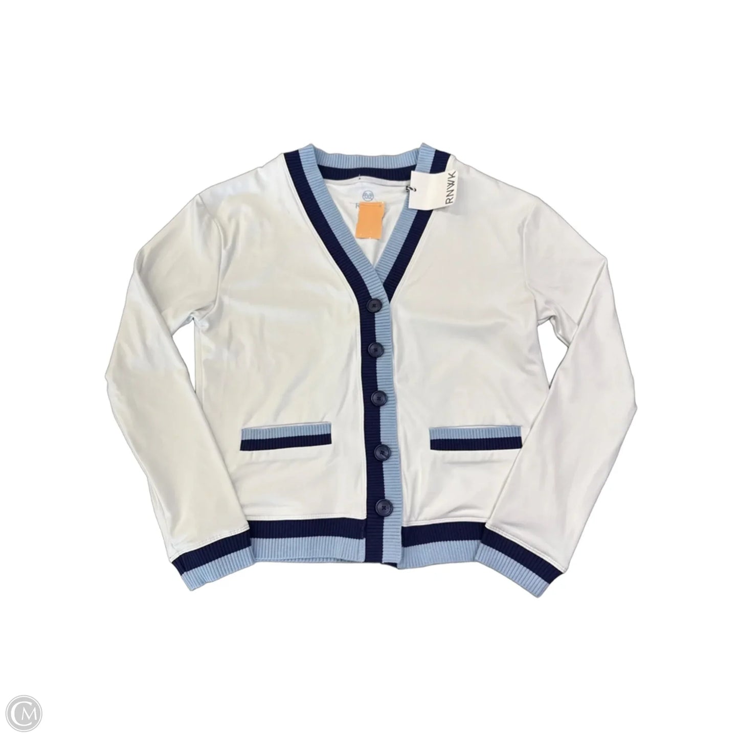 Cardigan By Clothes Mentor In White, Size: Xs