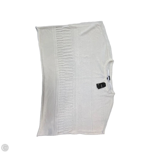 Sweater Short Sleeve By Torrid In Ivory, Size: 3x