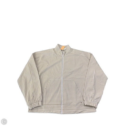 Jacket Windbreaker By Adidas In Brown, Size: L