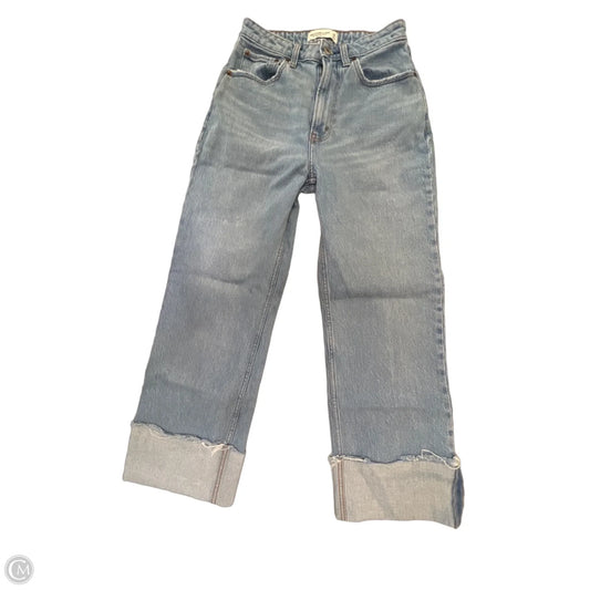 Jeans Boyfriend By Abercrombie And Fitch In Blue Denim, Size: 0