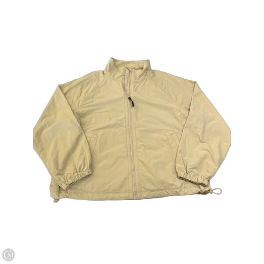 Jacket Windbreaker By Lou And Grey In Tan, Size: L