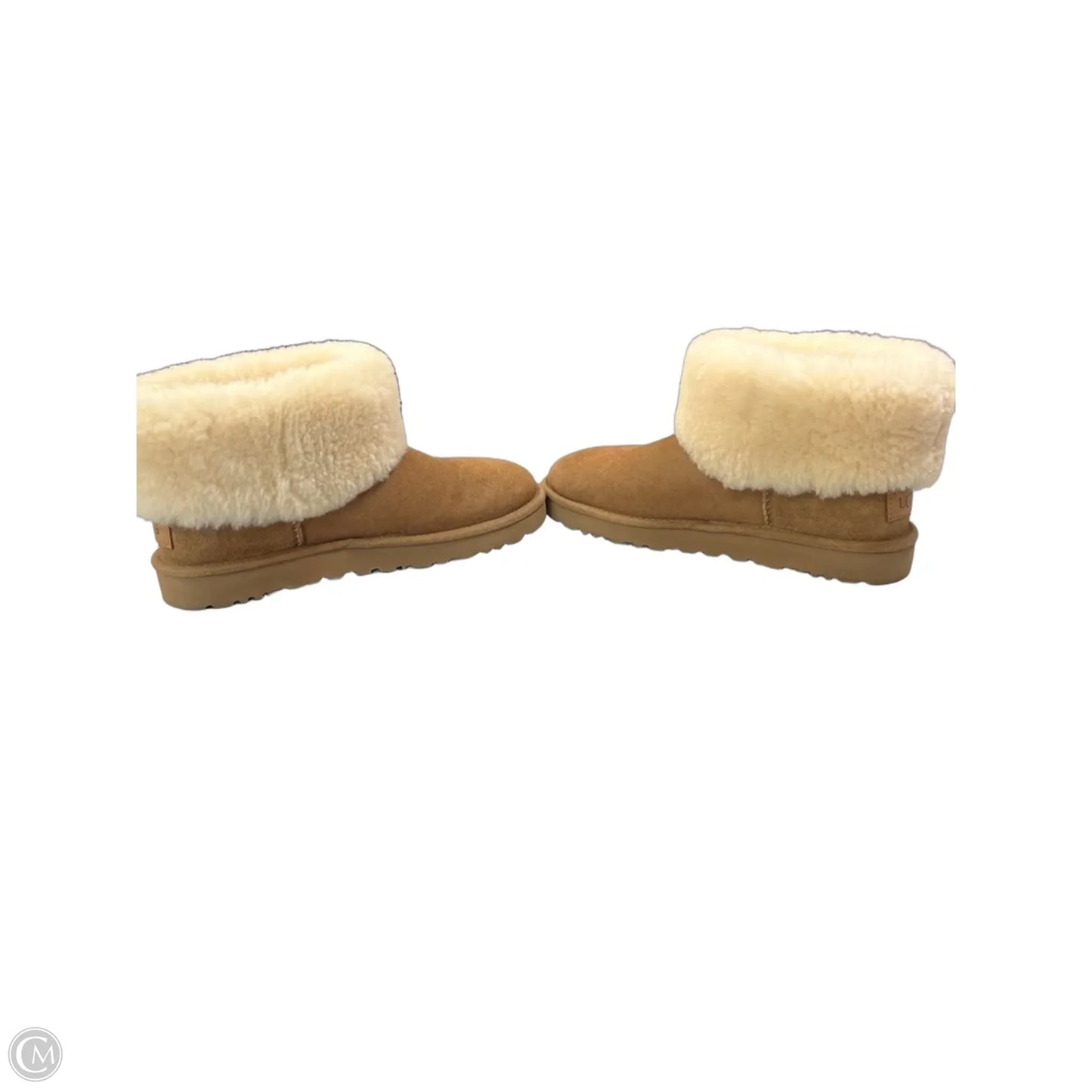 Boots Designer By Ugg In Brown, Size: 7