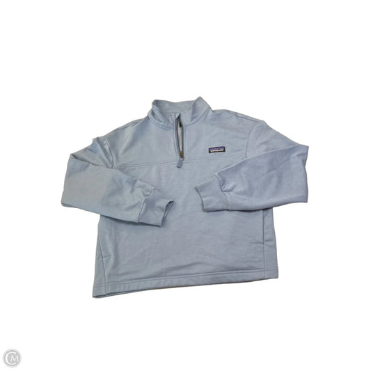 Athletic Top Long Sleeve Collar By Patagonia In Blue, Size: Xs