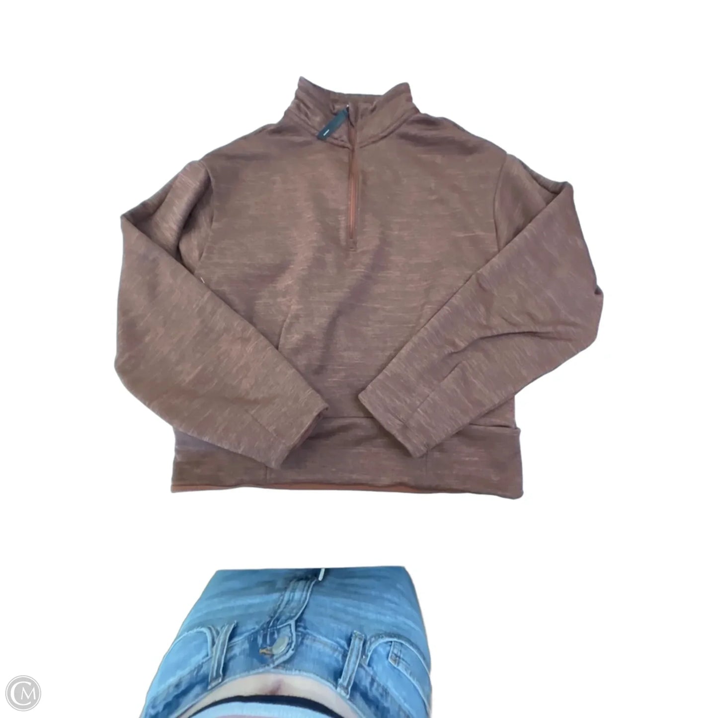 Athletic Jacket By Athleta In Brown, Size: S