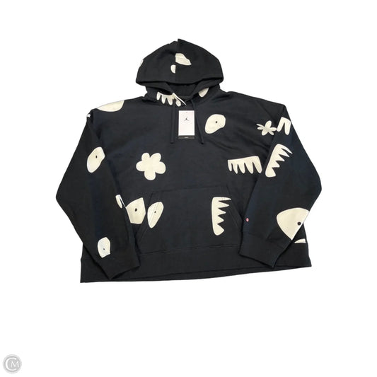 Sweatshirt Luxury Designer By Jordan In Black, Size: Xl