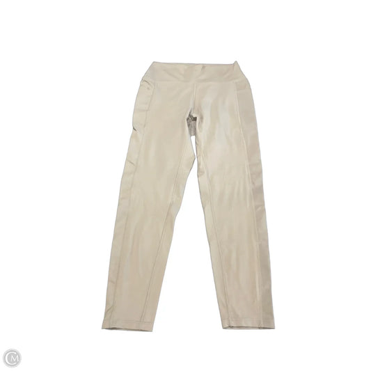 Athletic Leggings By Danskin In Beige, Size: L