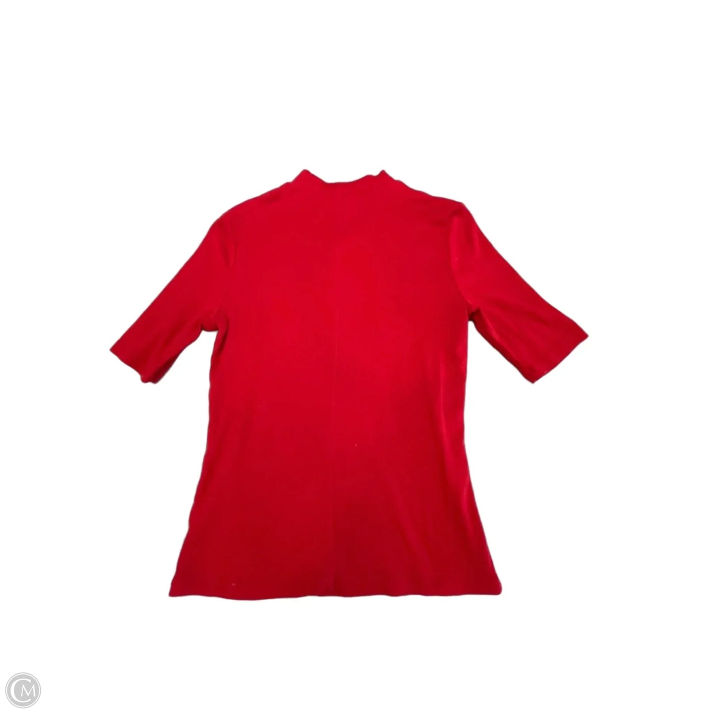 Top Short Sleeve Basic By A New Day In Red, Size: S