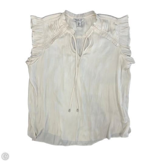 Blouse Sleeveless By Rachel Zoe In Cream, Size: Xl