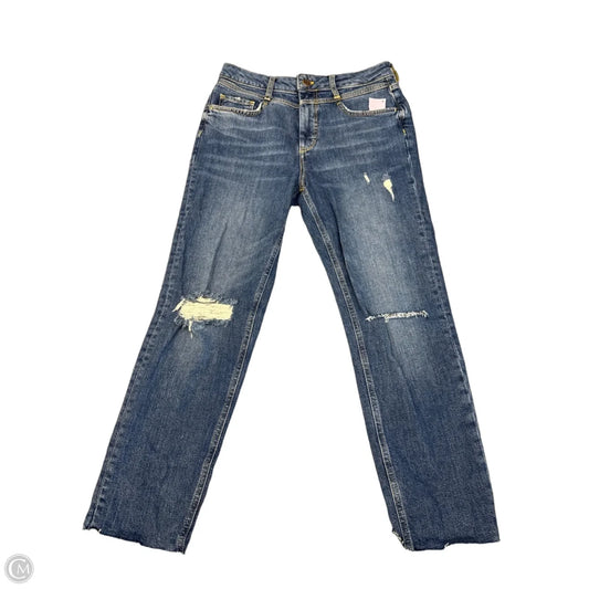 Jeans Straight By Pilcro In Blue Denim, Size: 6