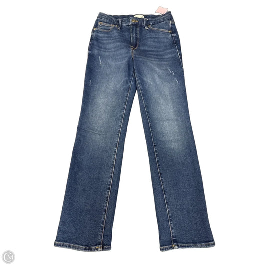 Jeans Straight By Good American In Blue Denim, Size: 4