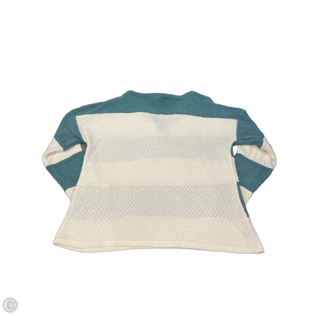 Sweater By Bibi In Blue & White, Size: L