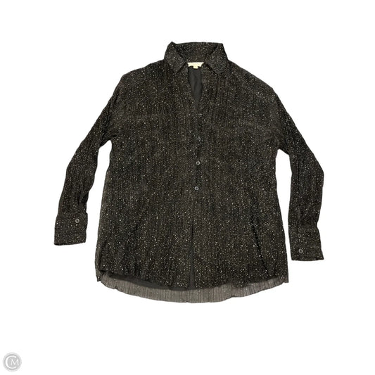 Top Long Sleeve By Elan In Black, Size: Xs