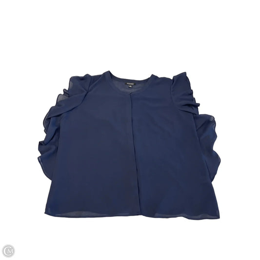 Blouse Sleeveless By Roz And Ali In Navy, Size: Xl