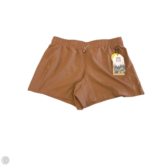 Athletic Shorts By Avalanche In Brown, Size: L