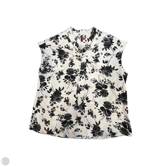 Blouse Sleeveless By Clothes Mentor In Floral Print, Size: 2x