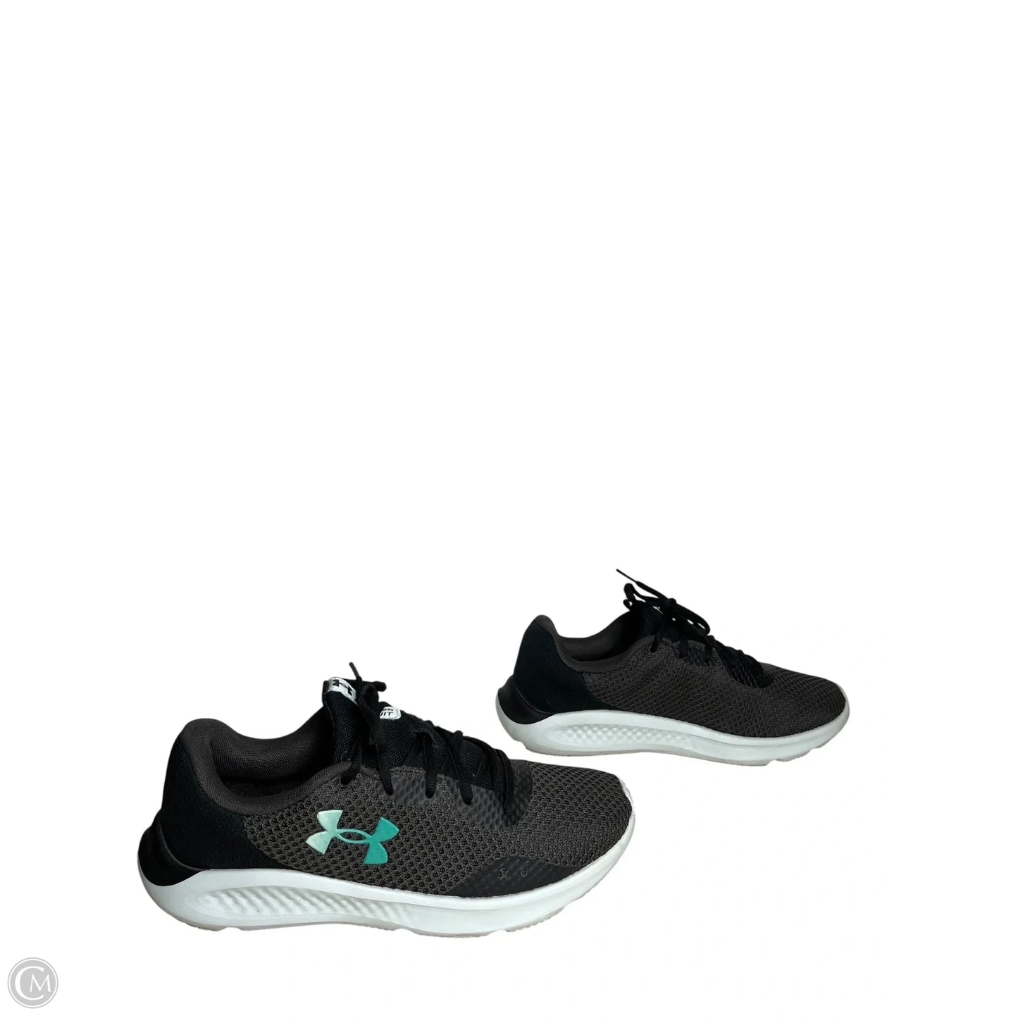 Shoes Athletic By Under Armour In Black & Blue, Size: 10