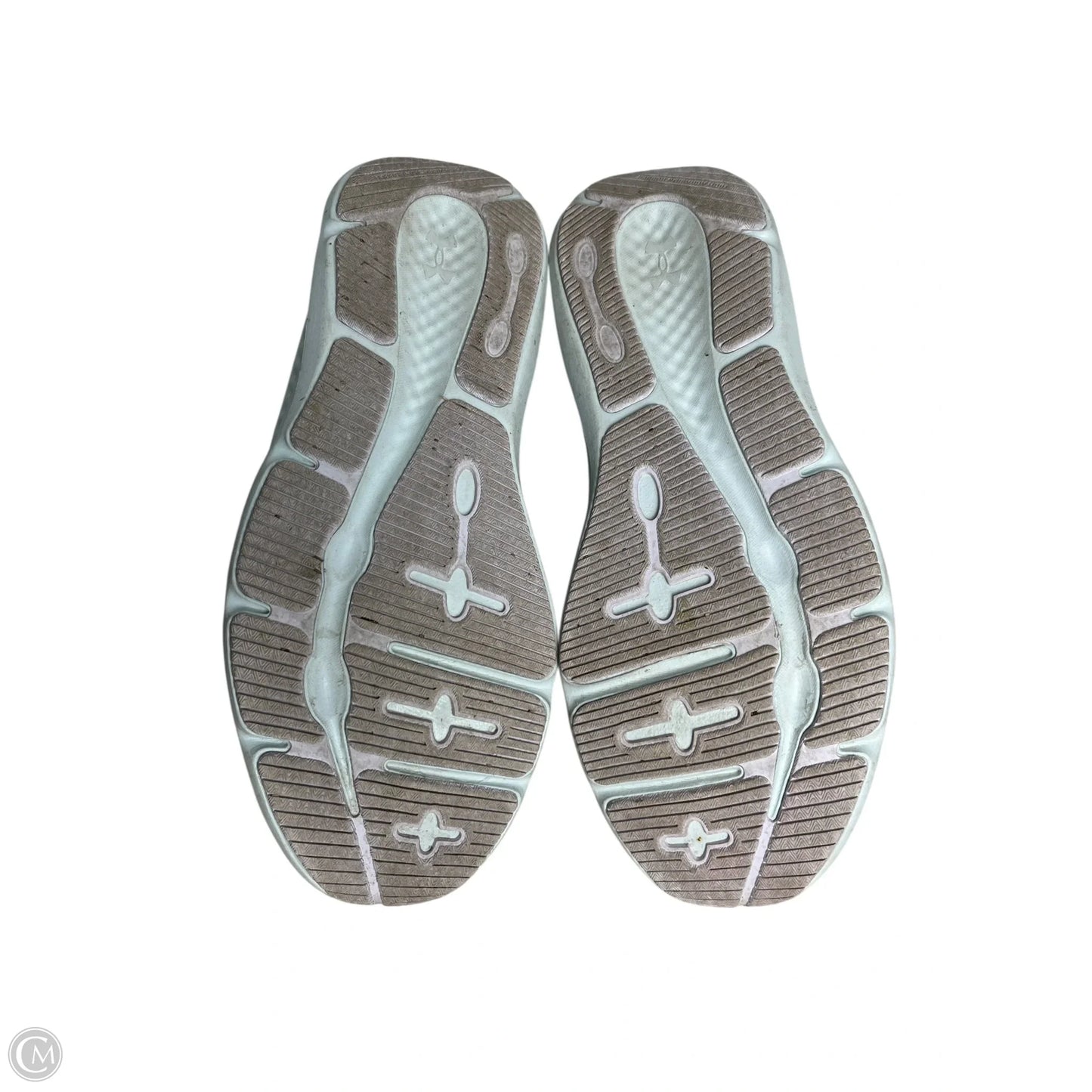 Shoes Athletic By Under Armour In Black & Blue, Size: 10