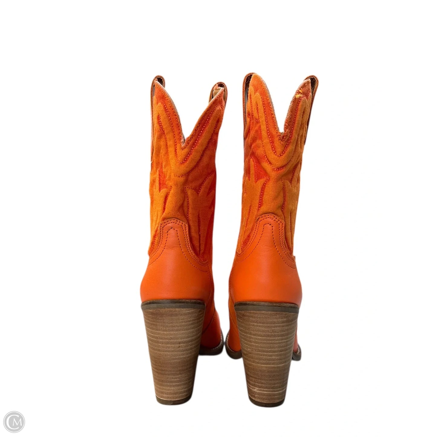 Boots Western By Dingo In Orange, Size: 9
