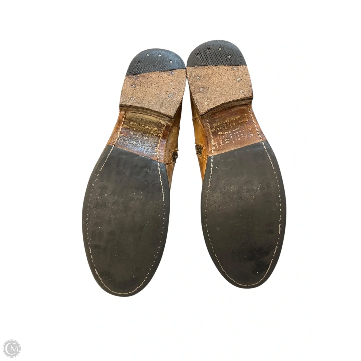 Boots Knee Flats By Bed Stu In Brown, Size: 10