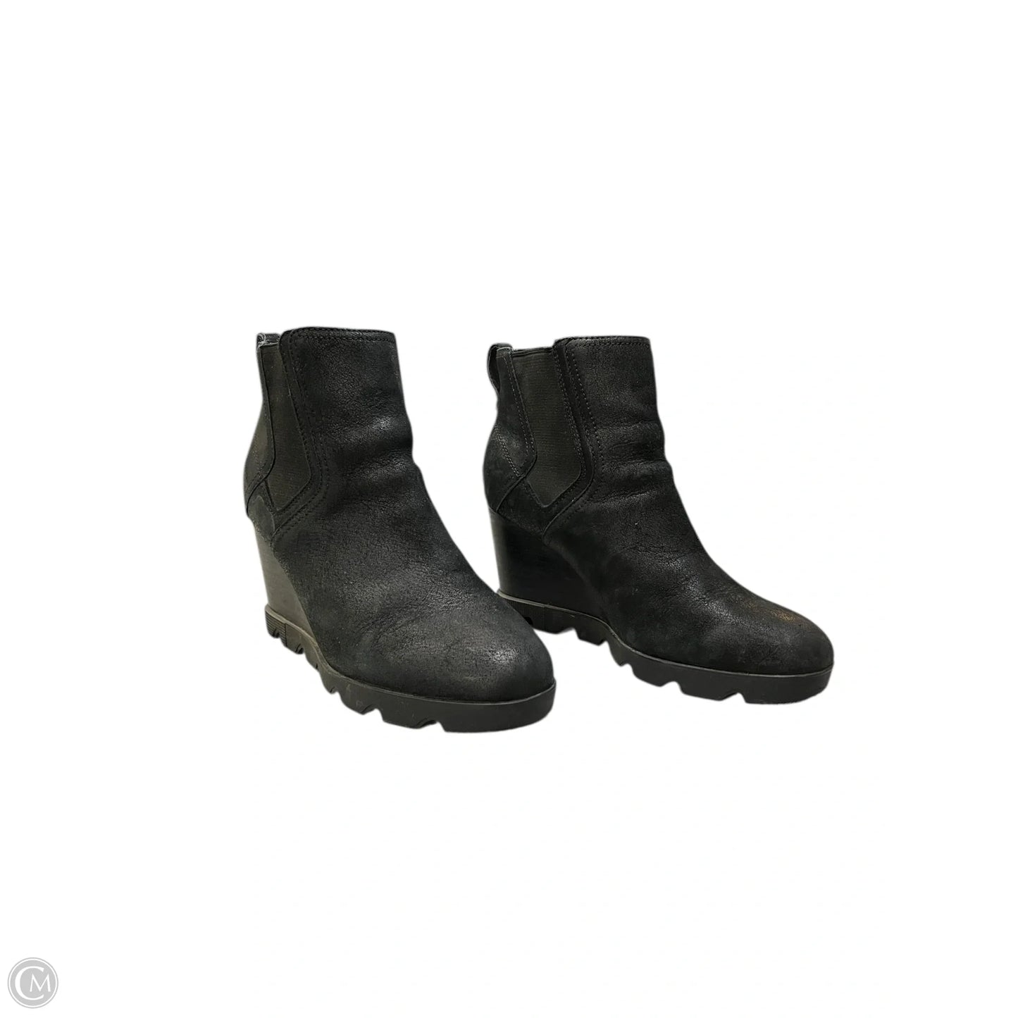 Boots Ankle Heels By Sorel In Black, Size: 10.5