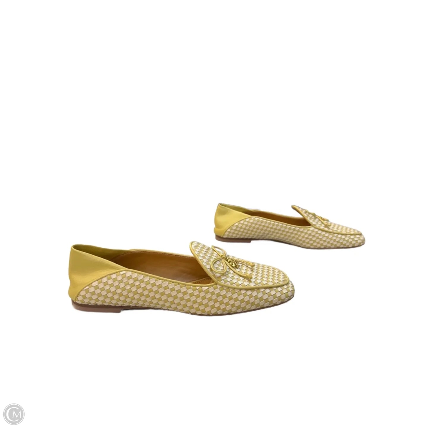 Shoes Designer By Tory Burch In Yellow, Size: 7.5