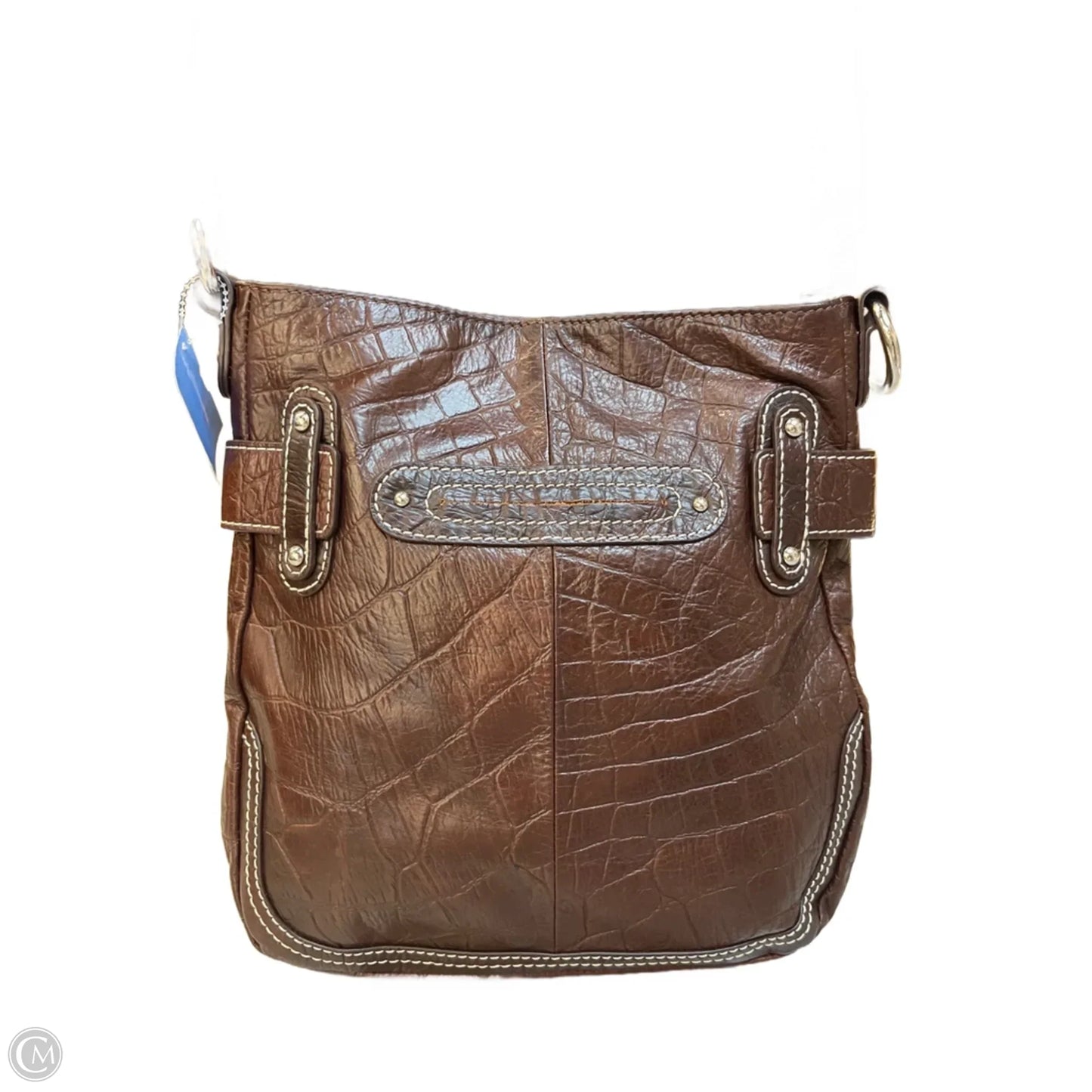 Crossbody Leather By B. Makowsky, Size: Medium