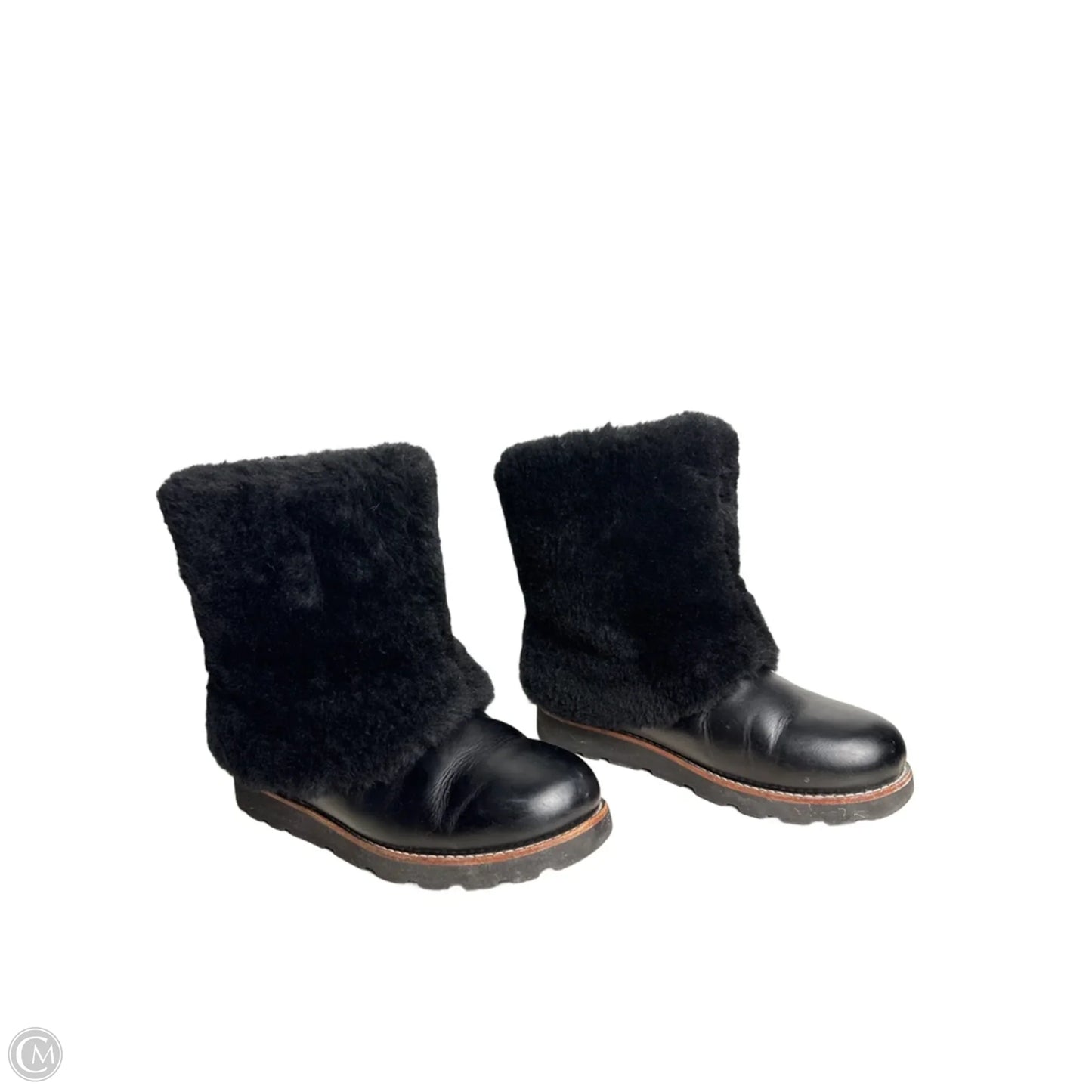 Boots Designer By Ugg In Black, Size: 8