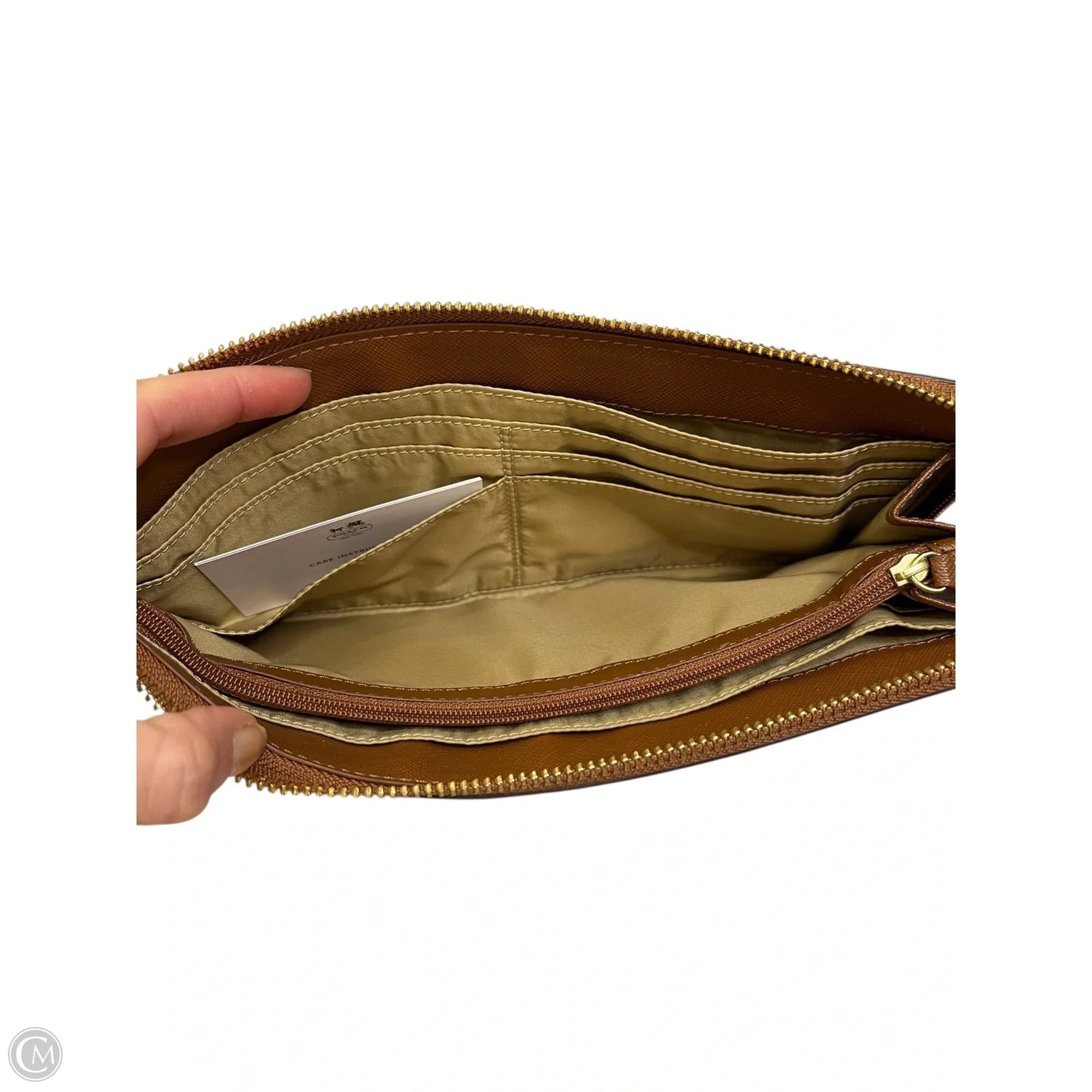 Wristlet Designer By Coach, Size: Large