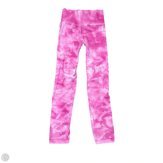 Athletic Leggings By Free People In Tie Dye Print, Size: Xs