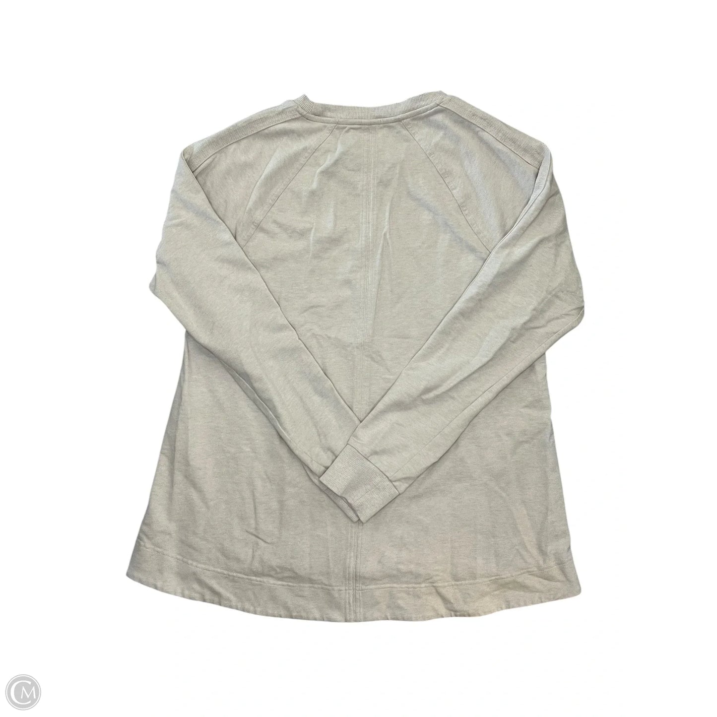 Sweatshirt Crewneck By Athleta In Tan, Size: M